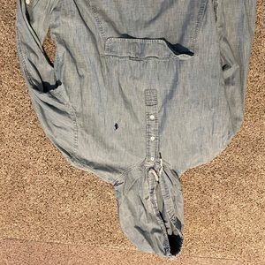 Lightweight polo hoodie